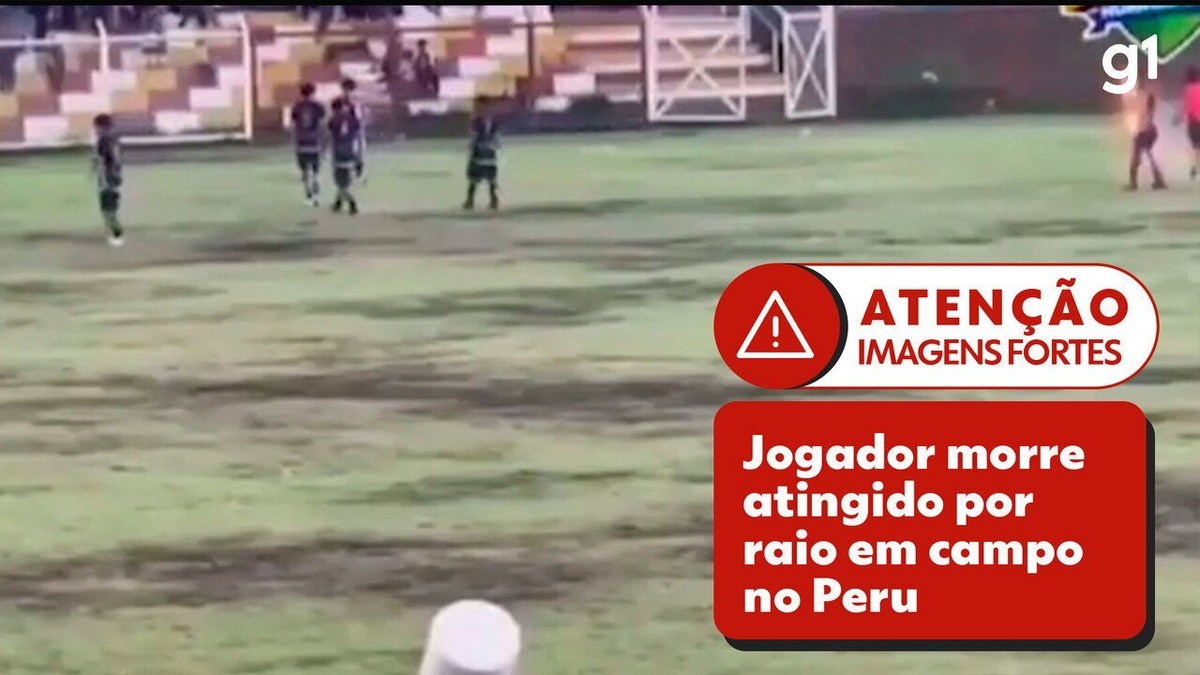 Jogador peruano morre após ser atingido por raio em campo; VÍDEO